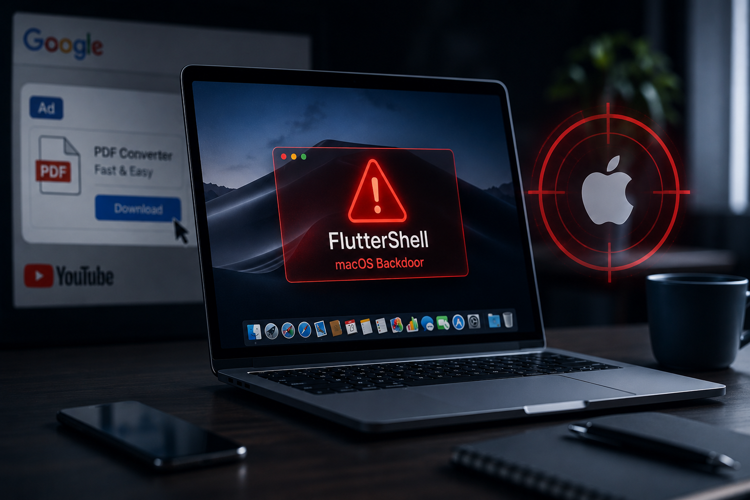Google'da Reklamına Tıkladılar, Mac'lerine Zararlı Yazılım İndirdiler!